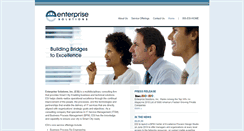 Desktop Screenshot of enterprisesolutions.net