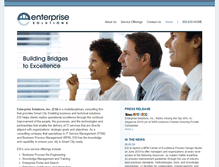 Tablet Screenshot of enterprisesolutions.net